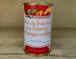 Délice de foie gras aux écorces d'oranges confites Boîte 200g