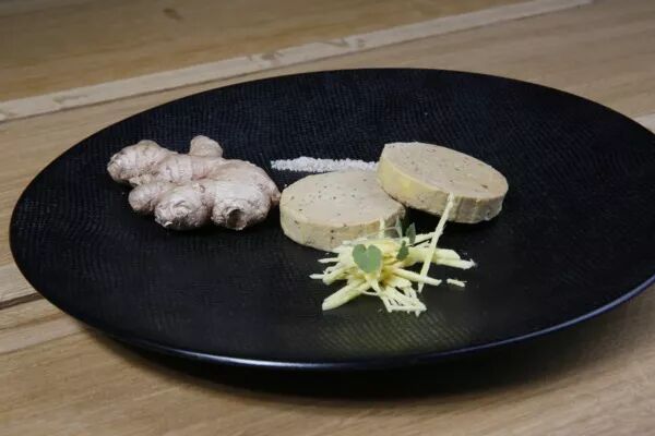 Délice de foie gras au gingembre 